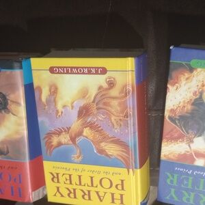 3 hardcover Harry Potter Books